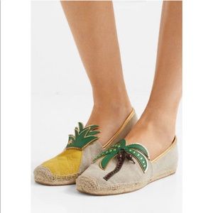 Tory Burch pineapple flats